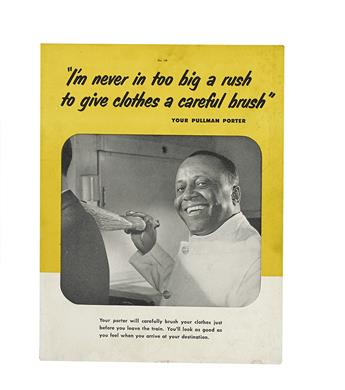 (BUSINESS.) PULLMAN PORTERS. Just give a ring when you want anything * I’m never in too big a rush to give clothes a careful brush.